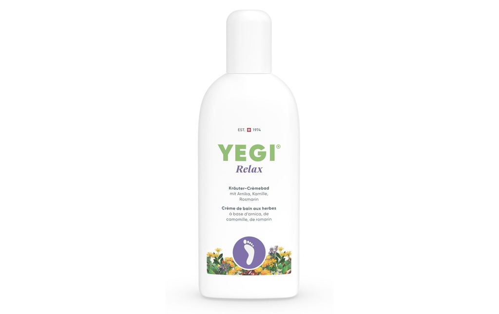 Yegi Bain de pieds Relax Bain crème aux herbes 200 ml