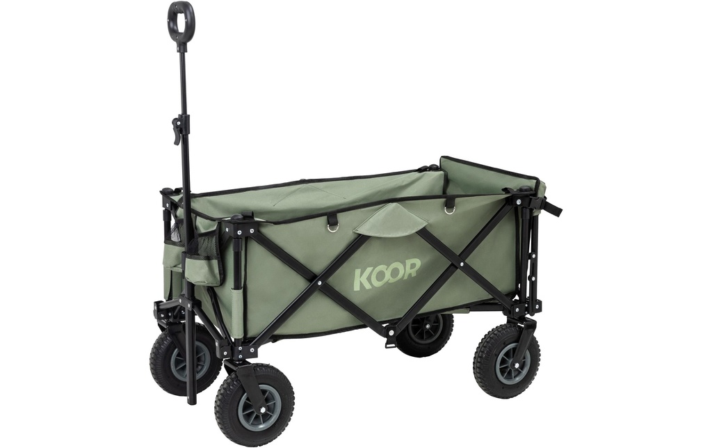 KOOR Chariot pliant avec pneus gonflables Kjerre, vert