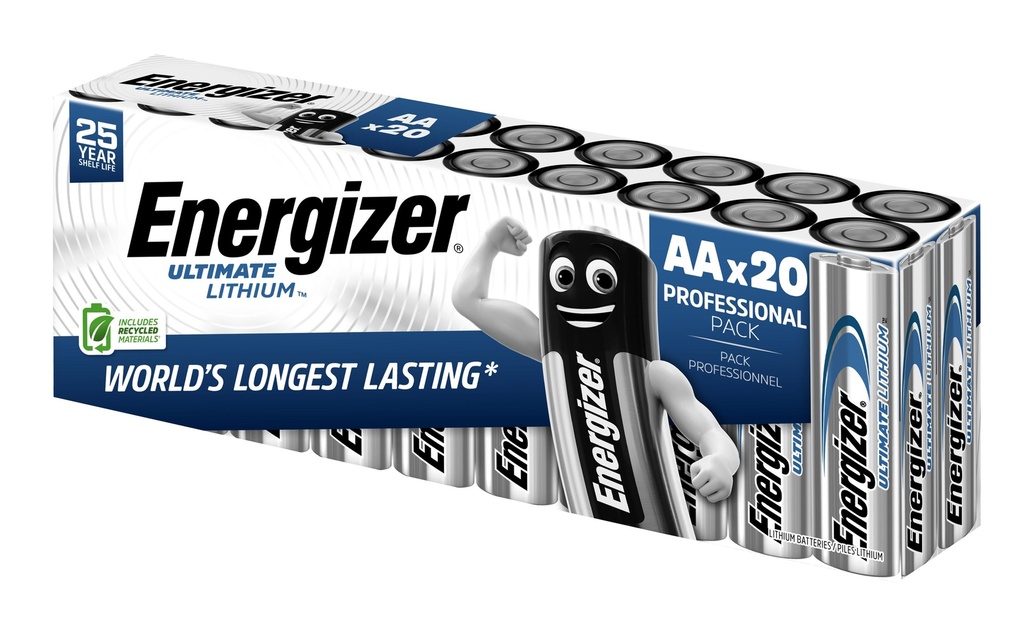 Energizer Pile Ultimate Lithium AA , 20 Pièce/s