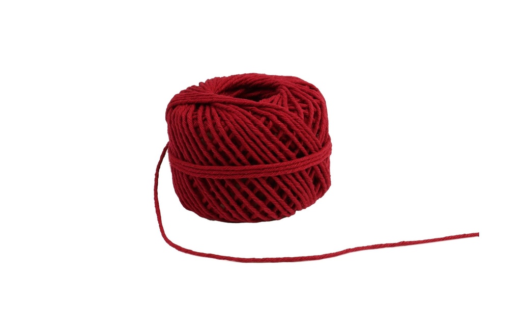 PRÄSENT Corde coton DONAU bordeau (15 pces)