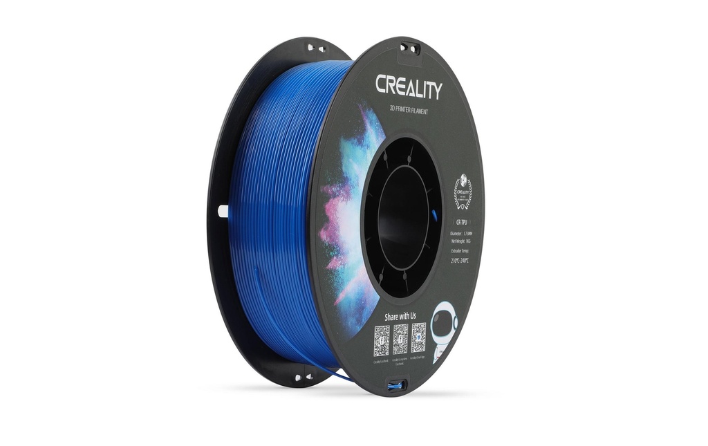 Creality Filament TPU, Bleu, 1.75 mm, 1 kg