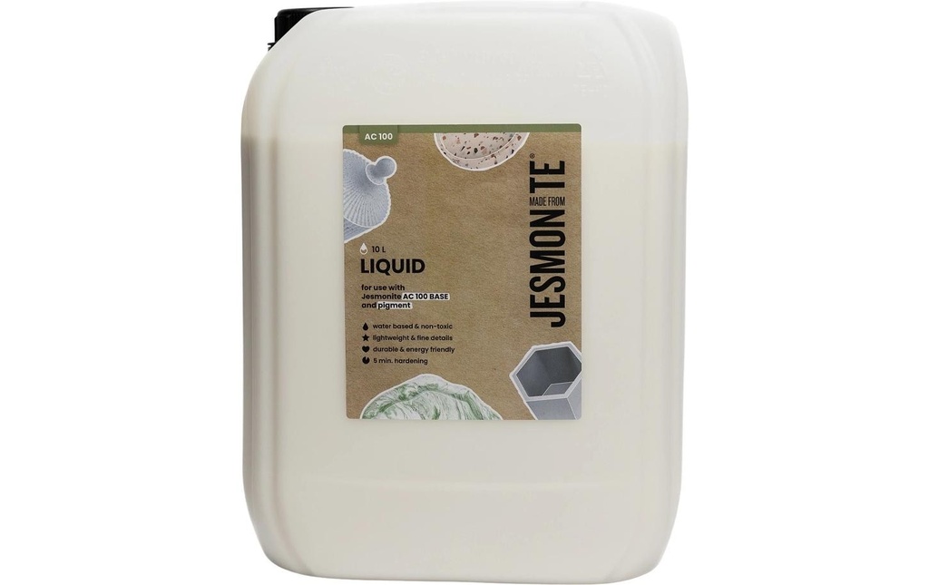 Jesmonite Matière à modeler Résine acrylique Liquide de base AC 100, 10 kg