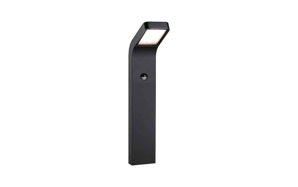 Paulmann Borne d?éclairage pour chemins LED Kulma Détecteur de mouvement à commande crépusculaire