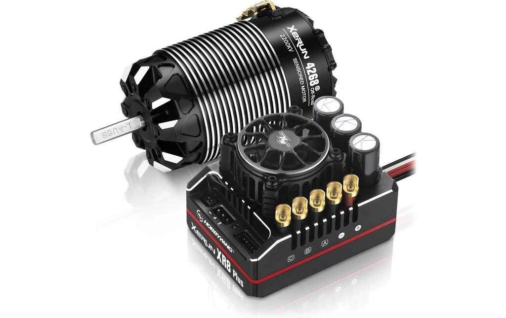 Hobbywing Kits d’entraînement sans brosse Xerun XR8 Plus G2S Combo 2200 kV