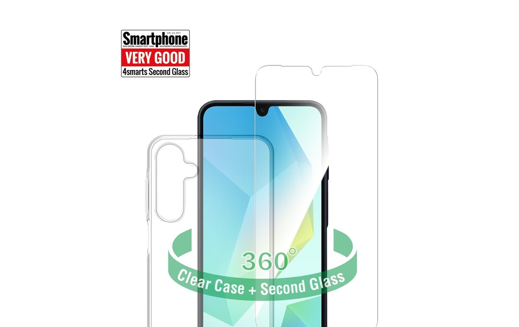 4smarts Kit de protection 360° pour Samsung Galaxy A16