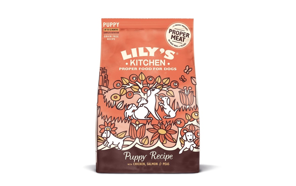 Lily's Kitchen Alimentation sèche Puppy Poulet et saumon, 7 kg