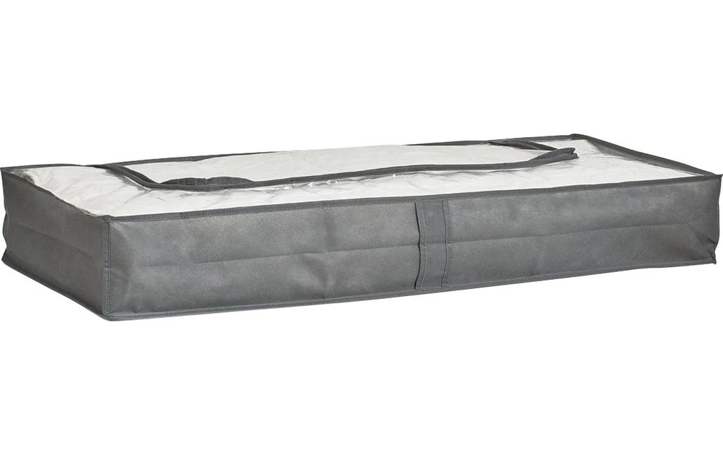 Zeller Present Housse sous le lit Non-tissé, 103 x 45 x 15 cm, Gris