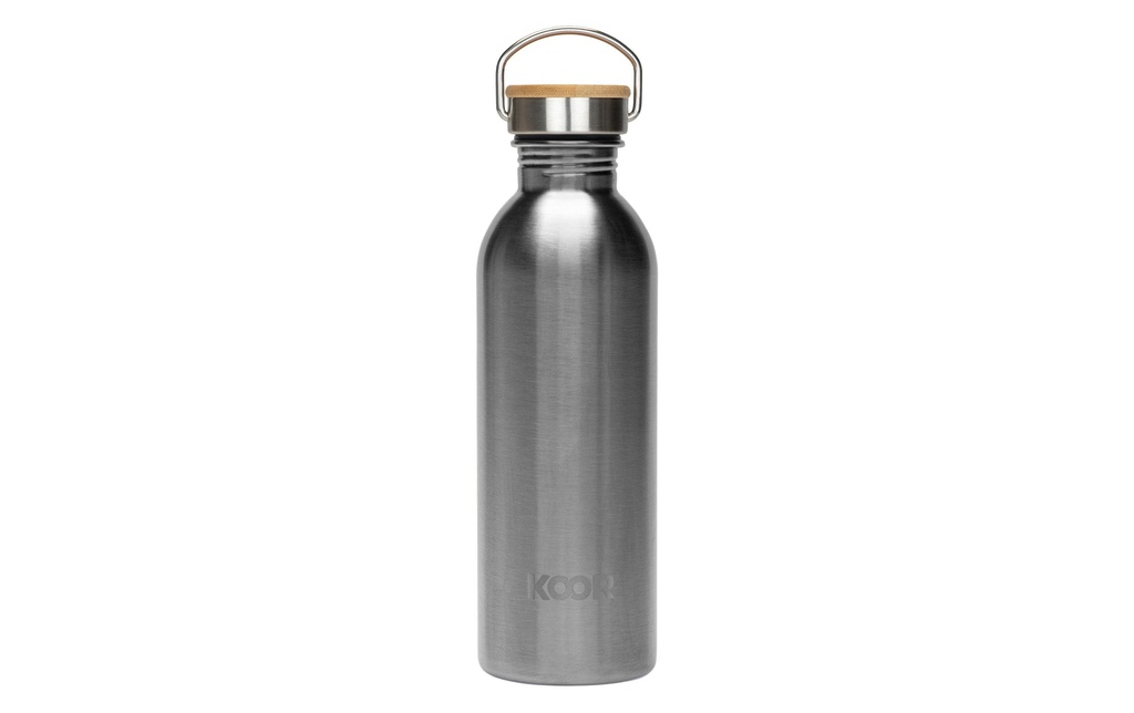 KOOR Gourde Acciaio Legno 1 L