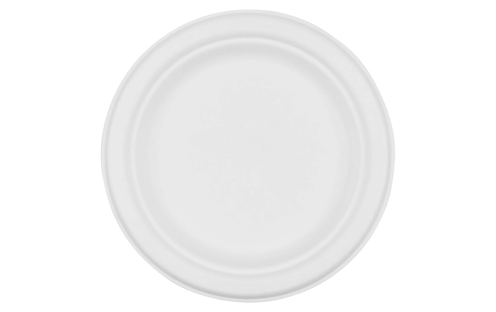 FURBER Assiettes jetables Ø 17.5 cm, 50 pièces, blanc