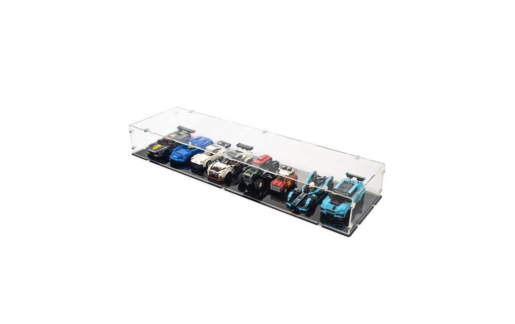 iDisplayit Présentoir en acrylique XL pour 8 modèles de LEGO Speed Chamions