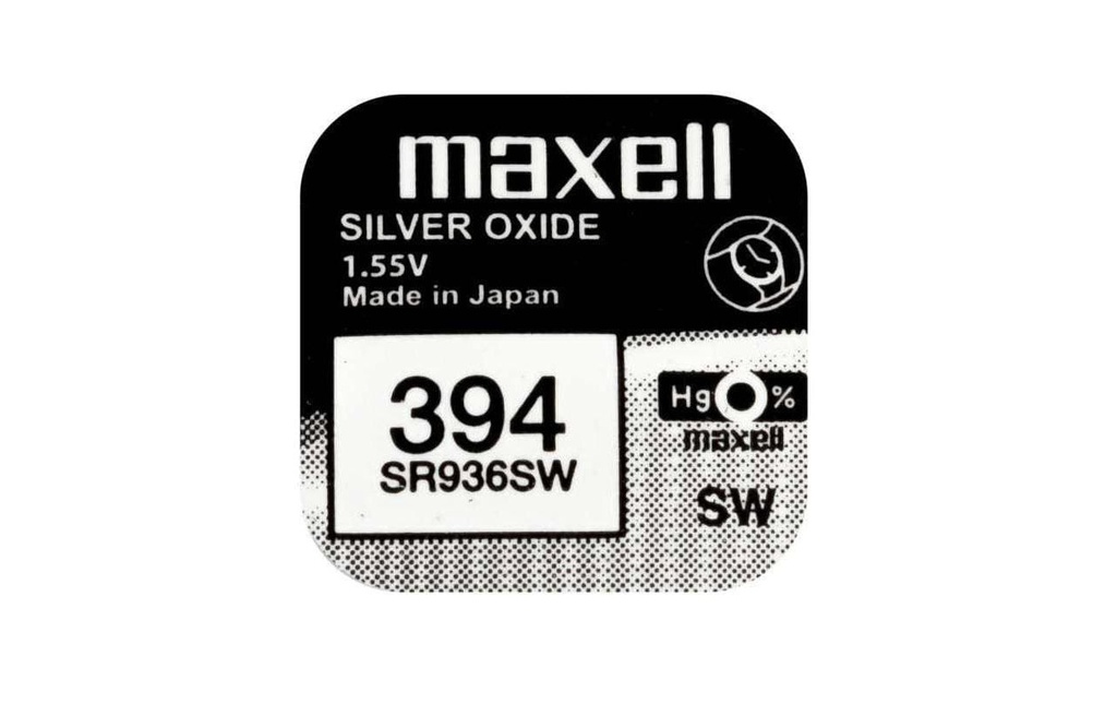 Maxell Europe LTD. Pile bouton 394 SR936SW , 10 Pièce/s
