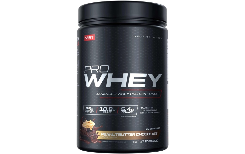 VAST Poudre Par boîte de Whey: 900g, Beurre de cacahuète au chocolat