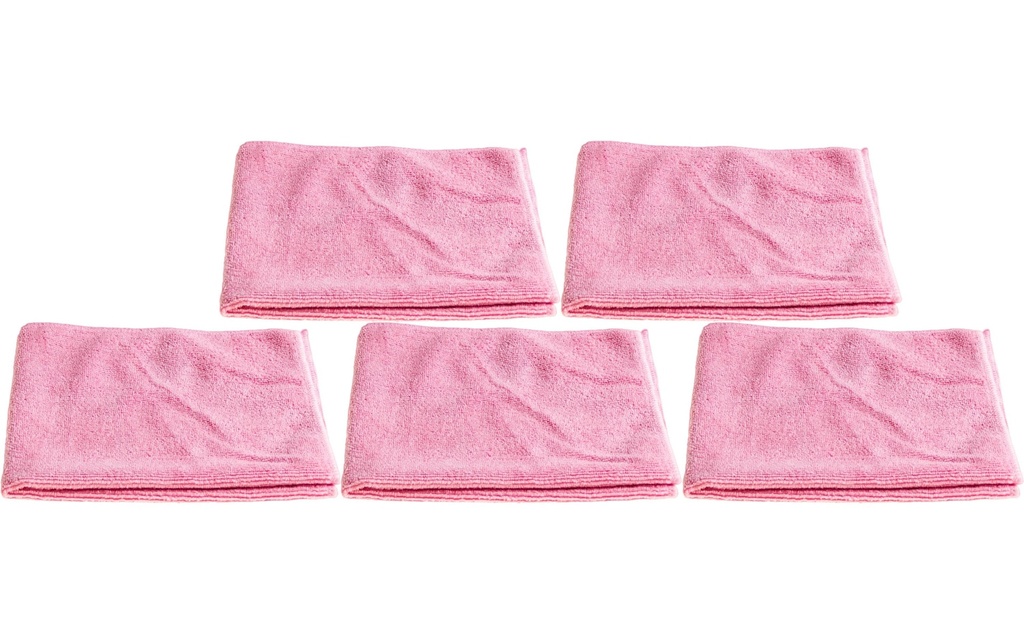 Edi Baur Chiffon de nettoyage en microfibre Universal 5 Pièce/s, Rose