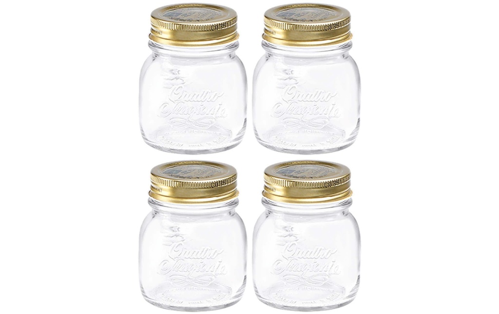 Bormioli Rocco Bocaux à conserves Quattro Stagioni 4 pièces
