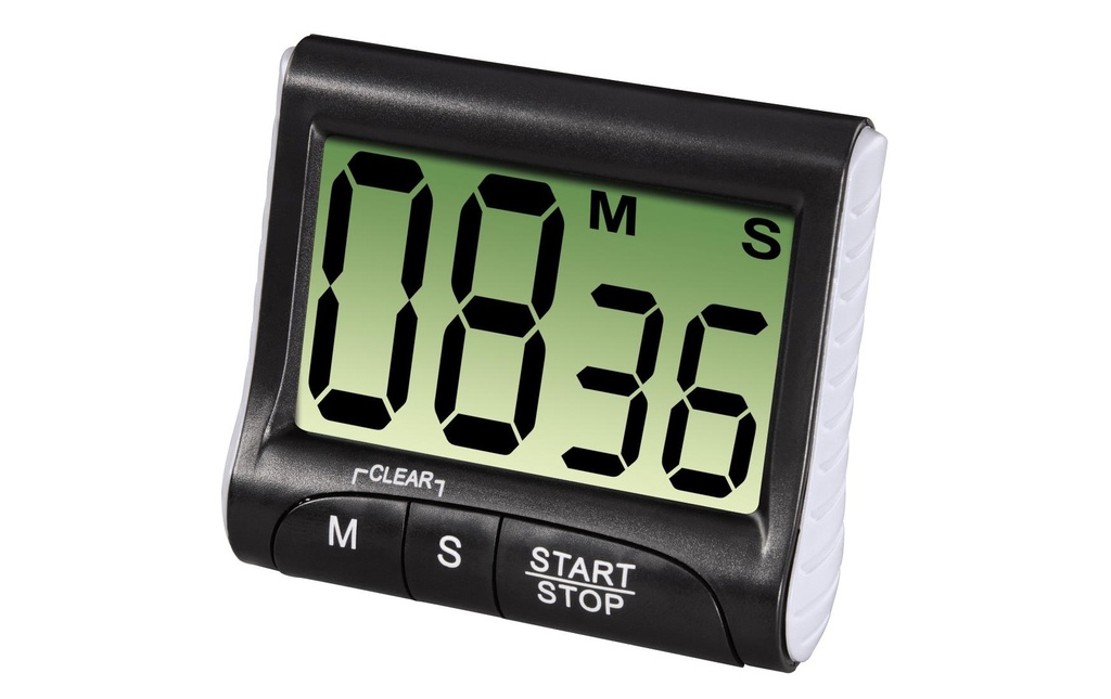 Xavax Minuteur de cuisine Countdown, Noir
