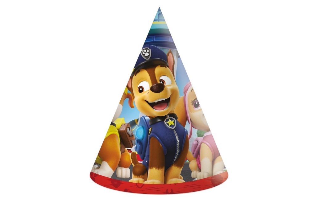 We fiesta Party Chapeaux de fête Paw Patrol Multicolore, 6 pièces
