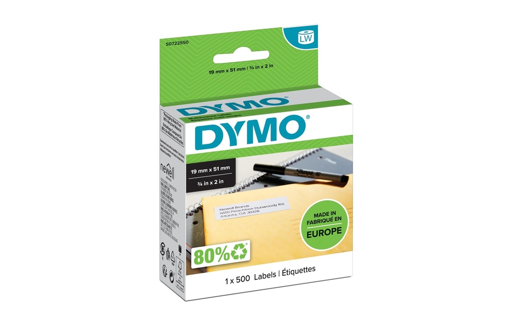 DYMO Dymo étiqu.pr.usage mult.blanc