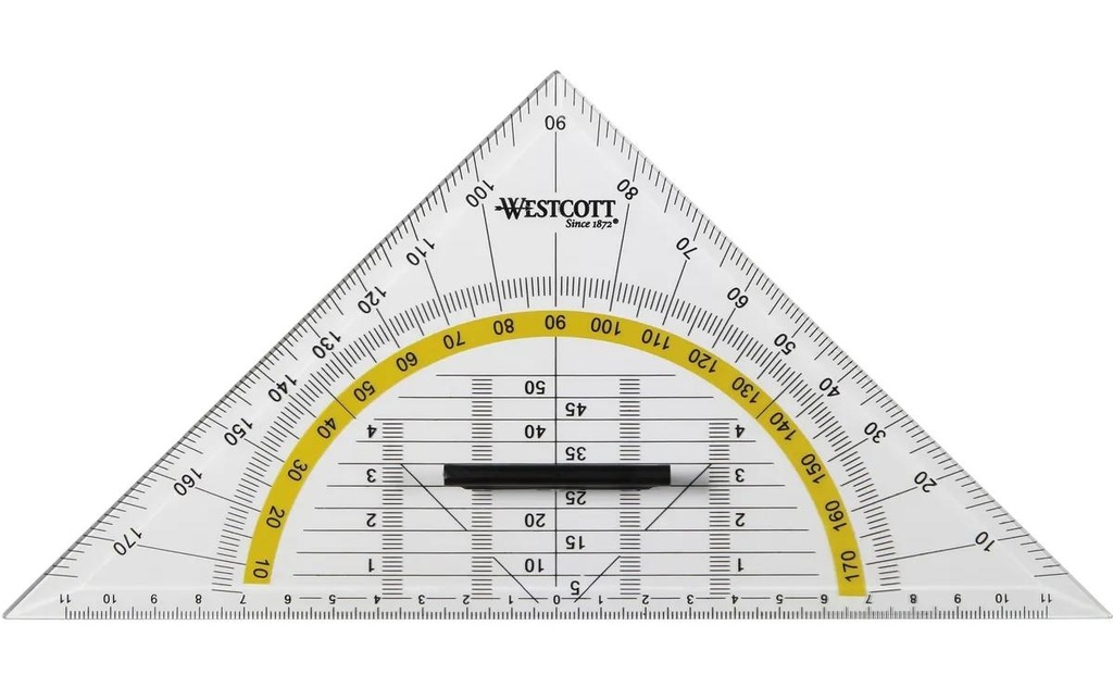 Westcott Équerre Échelle 2 x 11 cm