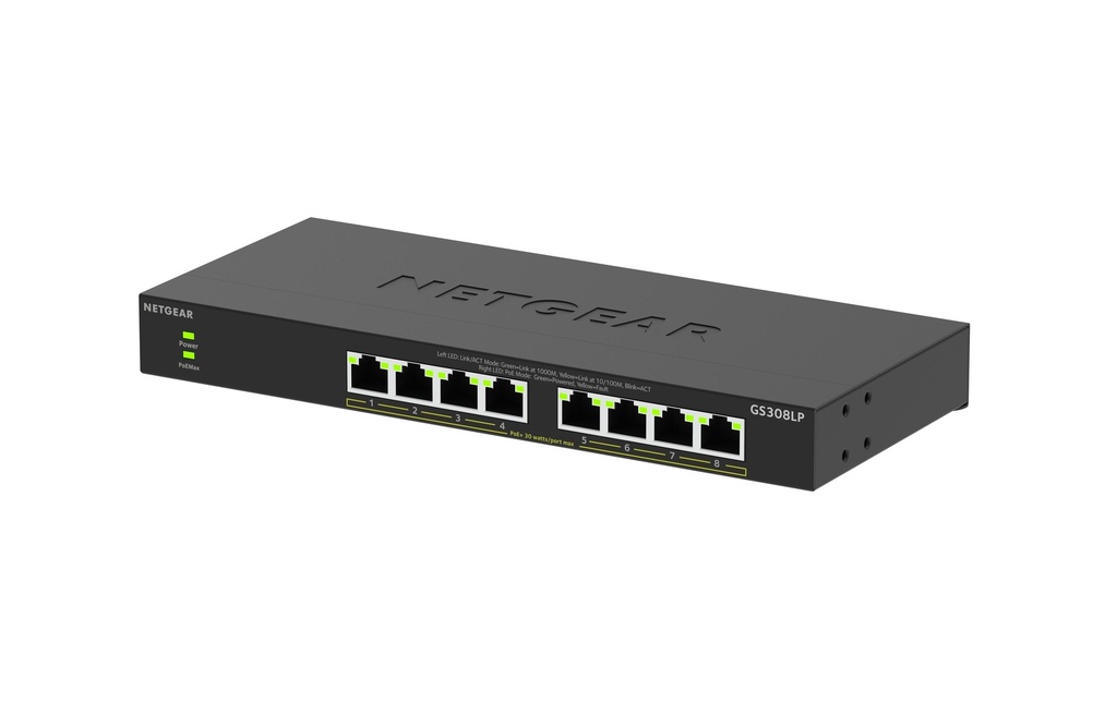 Netgear PoE+ Switch GS308LP 8 Port