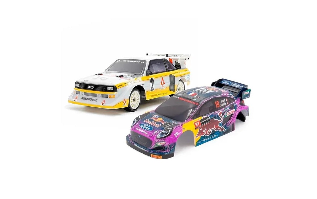 Carisma Rallye GT24 Audi Quattro S1 / Ford Puma 4 x 4 RTR, 1:24