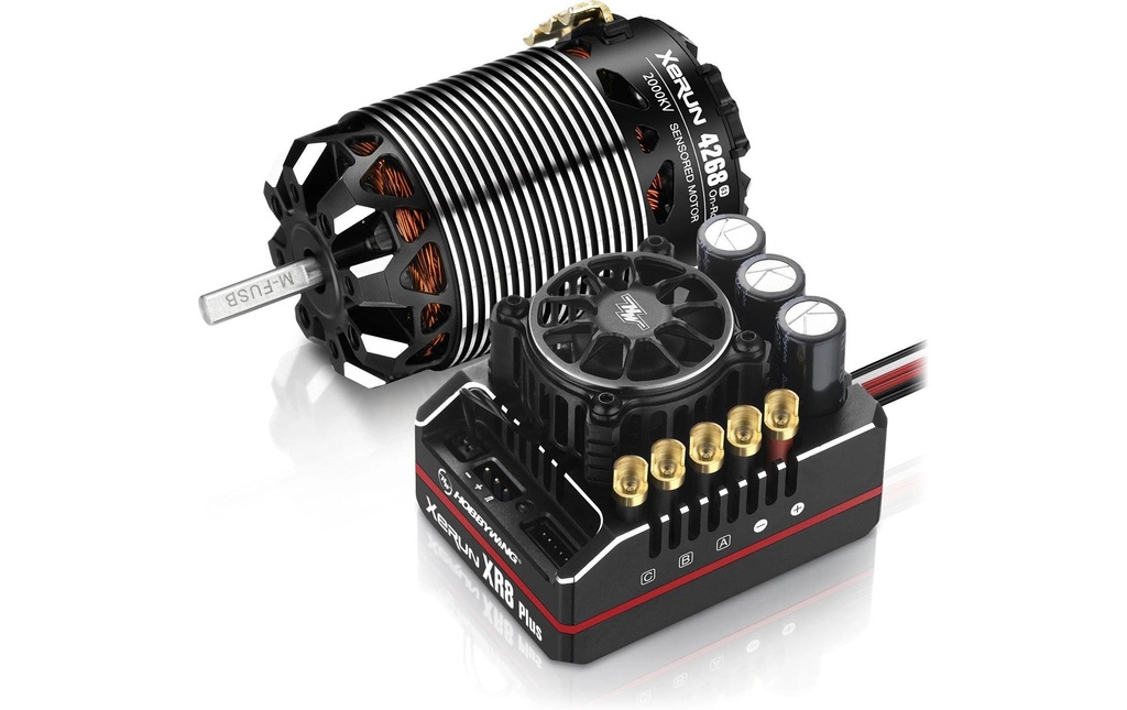 Hobbywing Kits d’entraînement sans brosse Xerun XR8 Plus G2S Combo 2000 kV