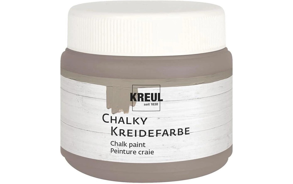 Kreul Peinture à la craie Chalky Mocca doux, 150 ml