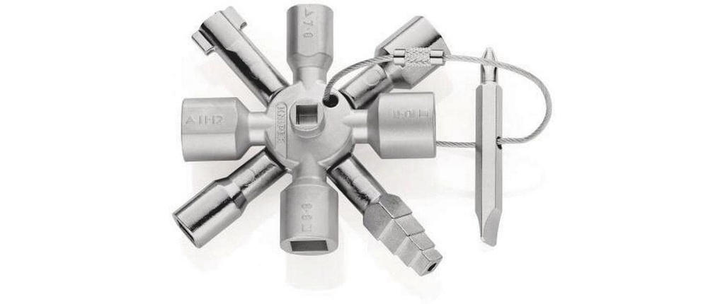 Knipex Clés pour armoires de distribution TwinKey