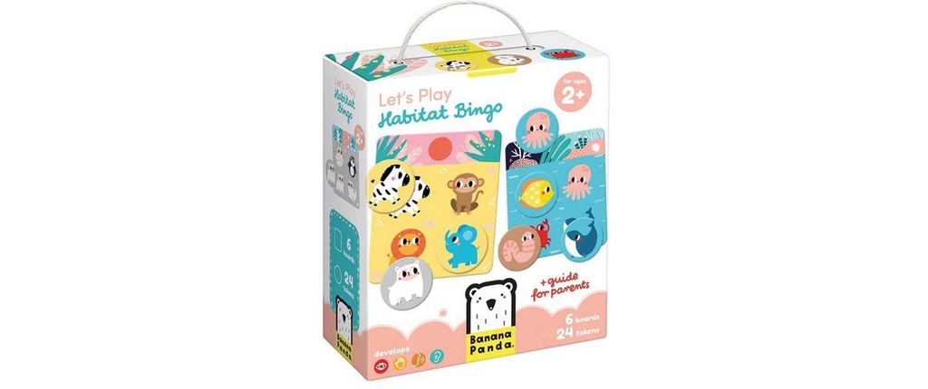 Banana Panda Jeux d’enfant Habitat Bingo Carton