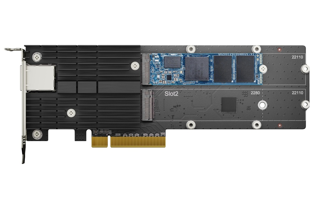 Synology Carte d’extension E10M20-T1 M.2 SSD & 10GbE Adapter