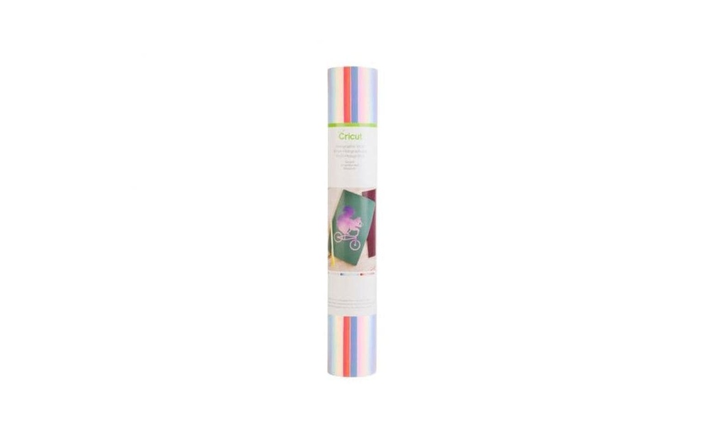 Cricut Film de vinyle Holographique Pack d'échantillons, 30.5 x 61 cm
