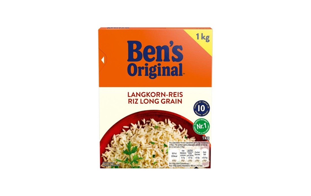 Ben's Original Riz Grain long 1 kg