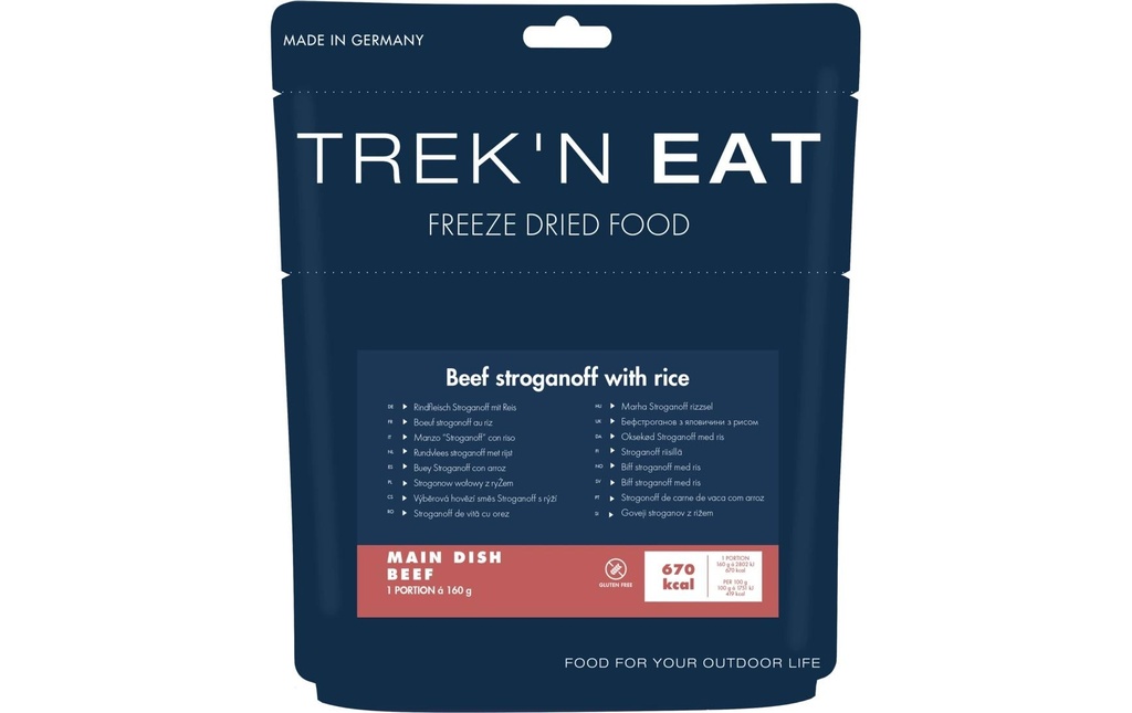 Trek 'N Eat Plat principal Boeuf strogonof au riz