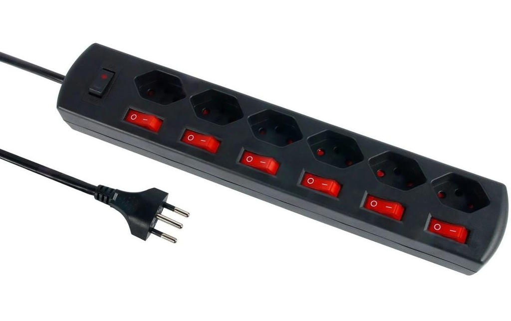 Schönenberger Bloc multiprises Fixline + Multiswitch 6x T13