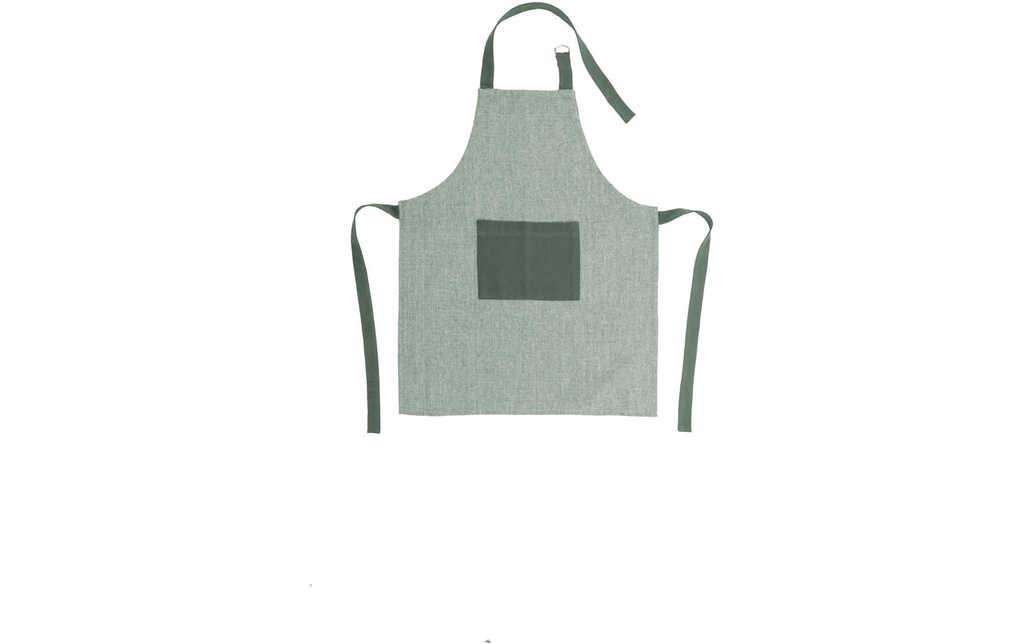 Tiseco Tablier de cuisine 52 x 63 cm, vert