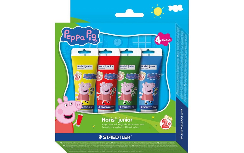 STAEDTLER Peint.doigt Noris PeppaPig 4p. (4 pces)