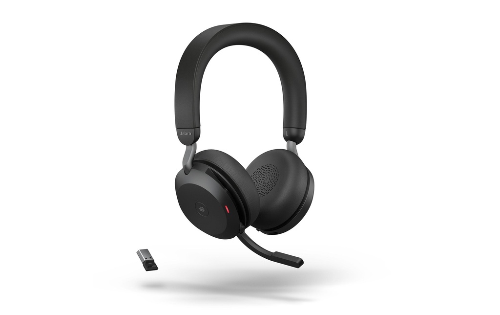 Jabra Casque avec micro Evolve2 75 Duo MS USB-A, Noir