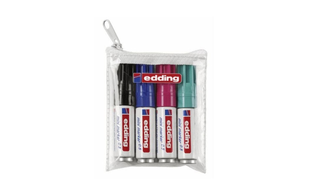 edding Marqueur indélébile 0.5 Mini Set
