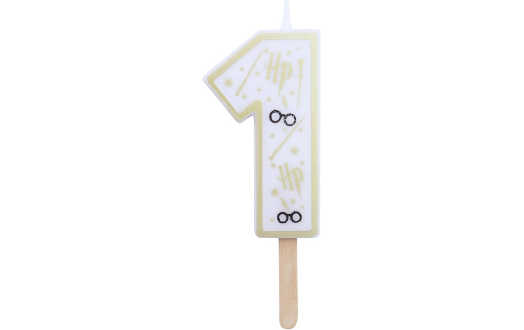PME Bougie en forme de chiffre Harry Potter N° 1