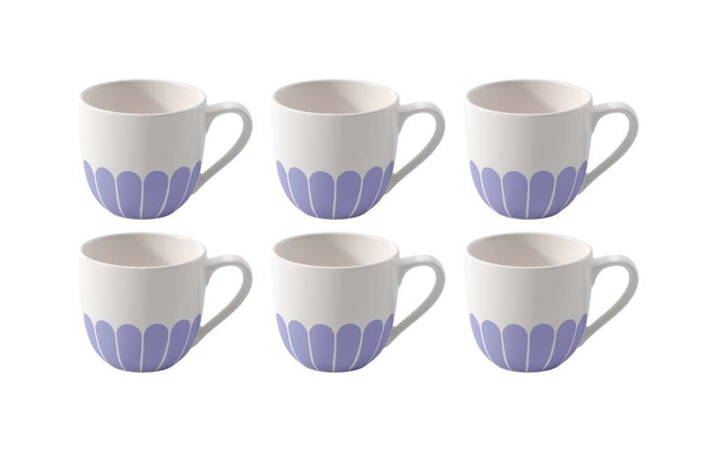 Villeroy & Boch Tasse à expresso Fleur 70 ml, 6 Pièce/s, Bleu
