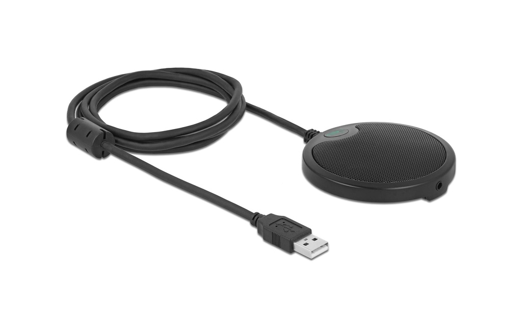 Delock Microphone à condensateur USB, pour les conférences, omnidirectionnel