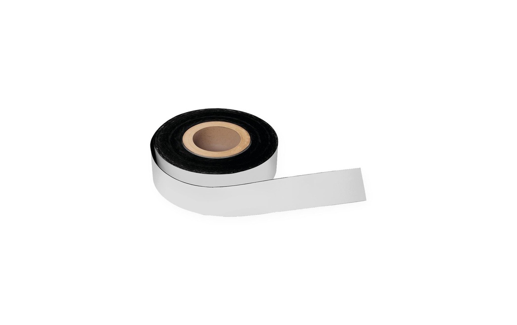 Magnetoplan Bande magnétique PVC 35 mm x 30 m, Blanc