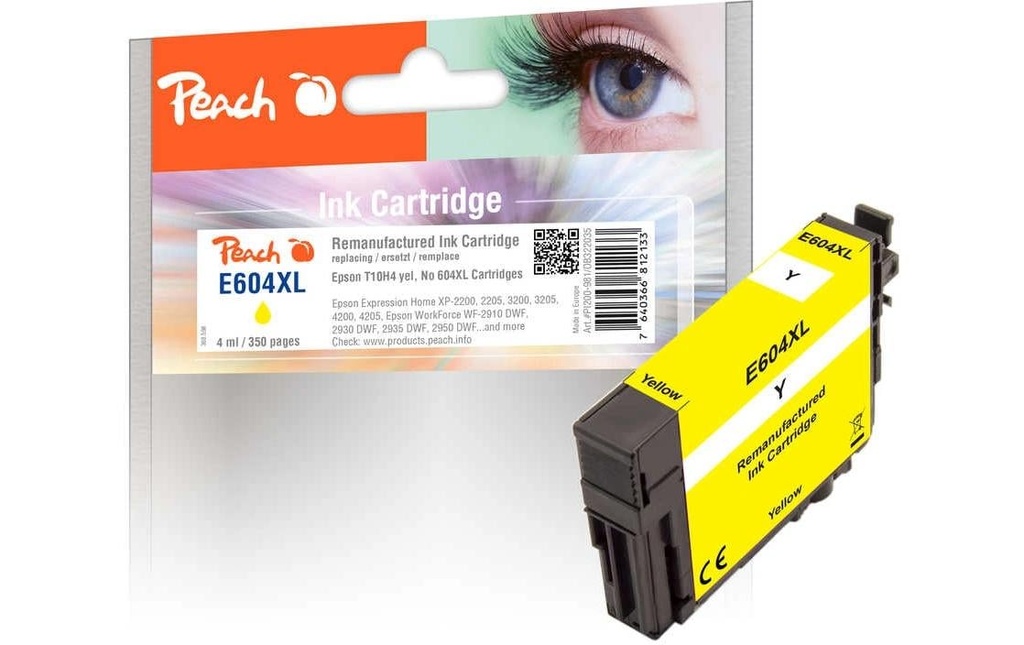 Peach Encre Epson No. 604XL Yellow