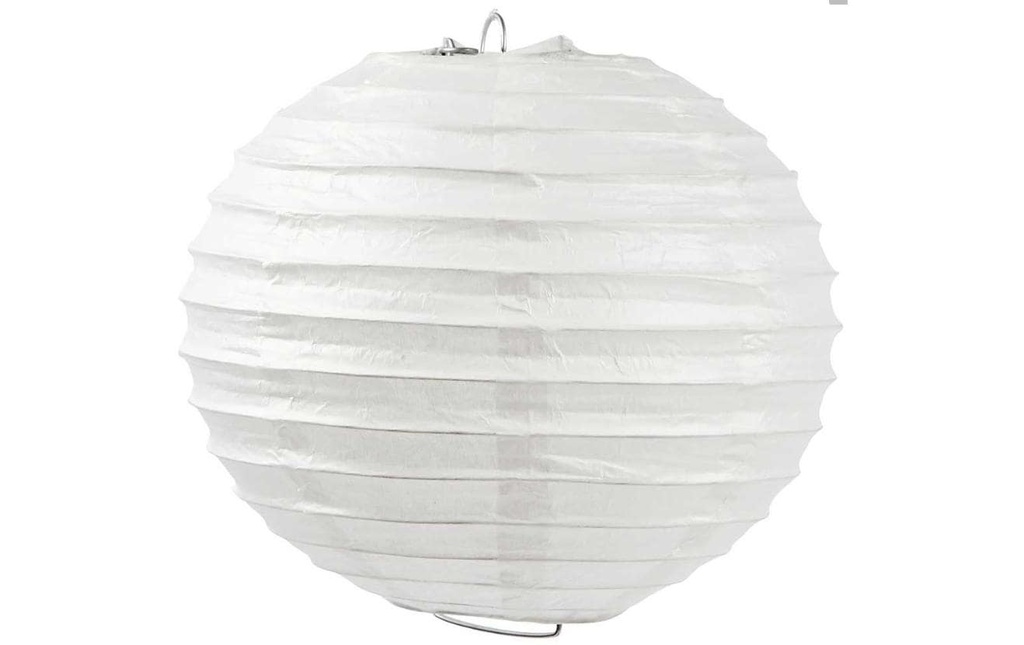 Creativ Company Lampion Ø 20 cm Blanc, 1 pièce