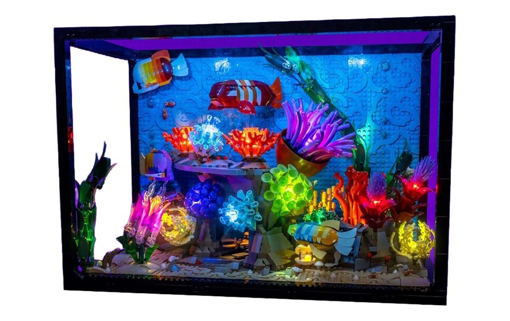 Light My Bricks Kit d'éclairage LED 2.0 LEGO 10366 Aquarium tropical