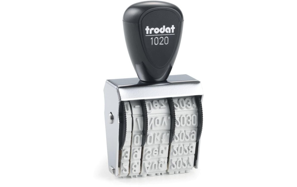 Trodat Tampons dateurs et de mots 1020 D 5 x 32 mm, allemand