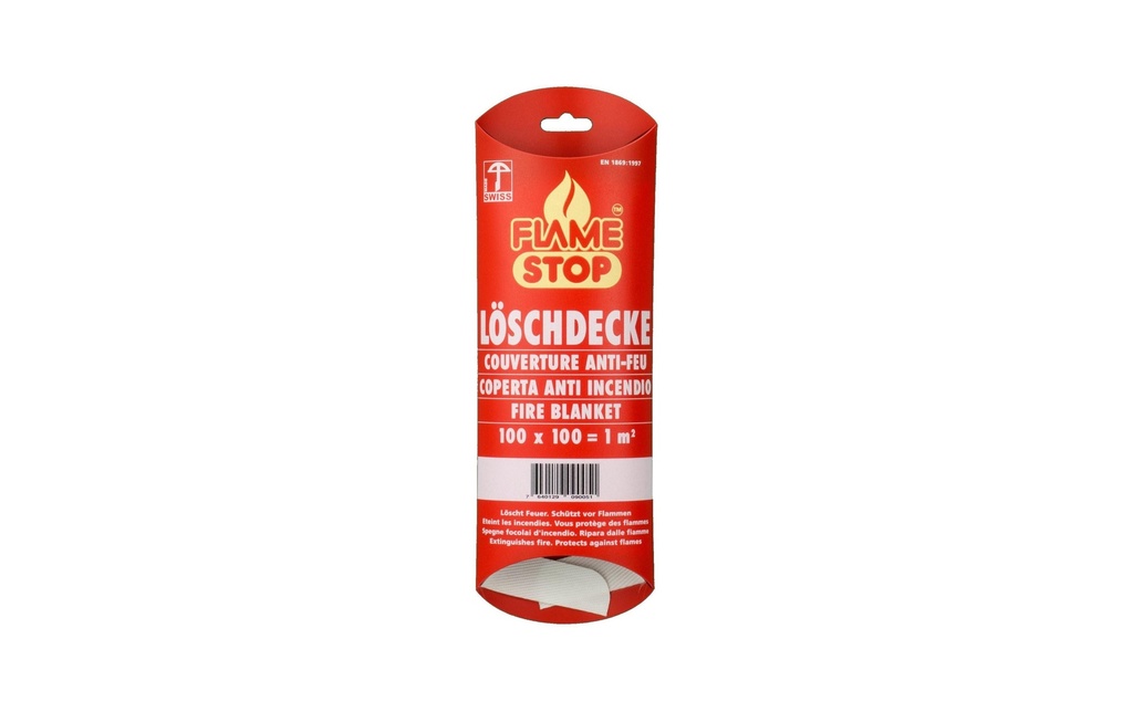 Mentrex Couverture anti-feu FlameStop 100 x 100 cm