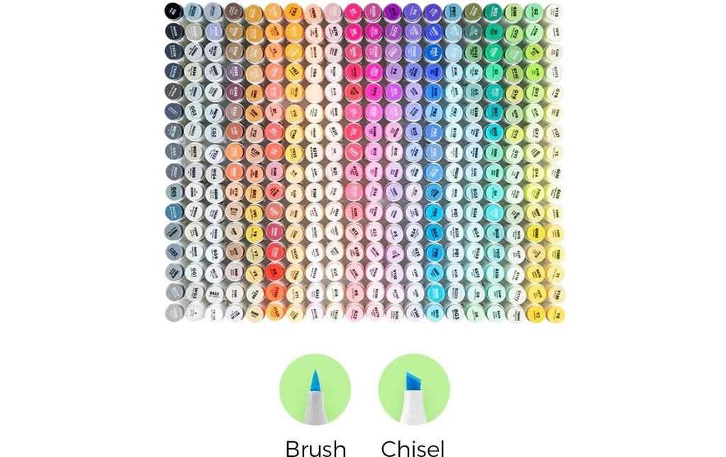 Ohuhu Marqueur d'art Honolulu 320 pièces
