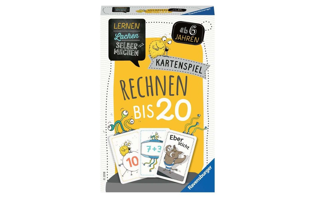 Ravensburger Jeux d’enfant Lernen Lachen Selbermachen: Rechnen bis 20