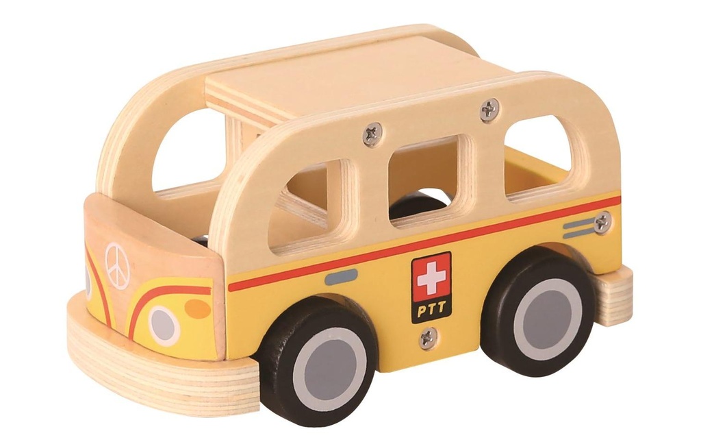 Spielba Holzspielwaren Post-Bus PTT