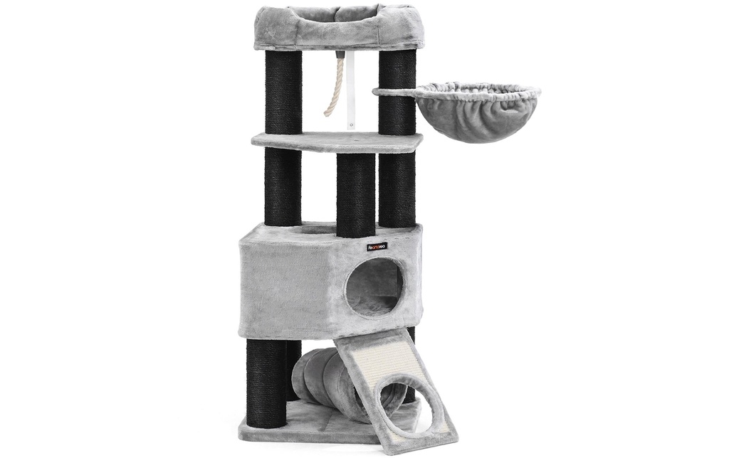 Feandrea Arbre à chat des tribus, 141 cm, gris/noir